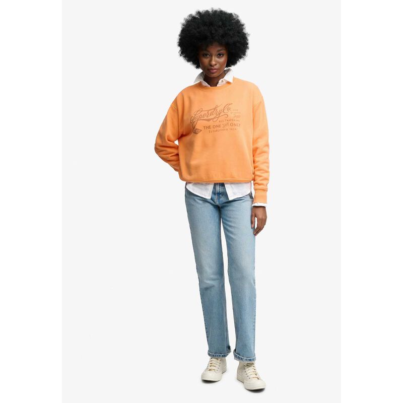 Superdry Industry Worker Loose Crew image number 3